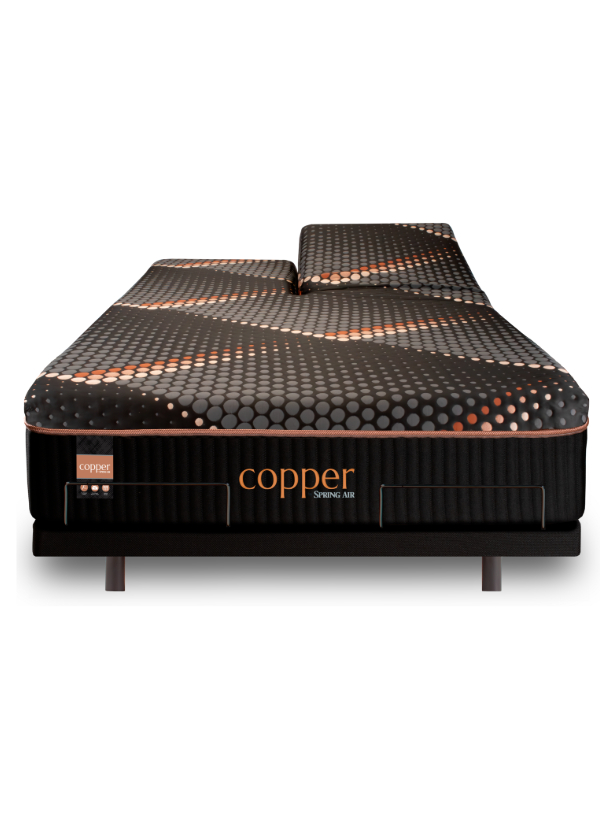 Copper Mattress, Spring Air Copper Mattress, copper-infused mattress, hybrid mattress, cooling mattress, Spring Air mattress, mattress with lumbar support, wellness mattress, pressure relief mattress