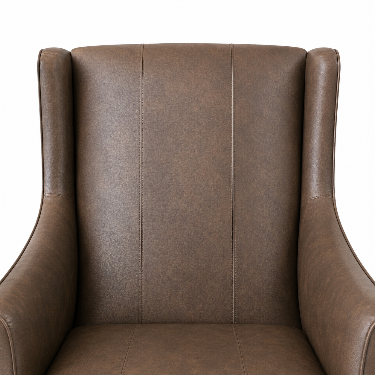 Field and Stream Two Tone Leather Chair - Image 5