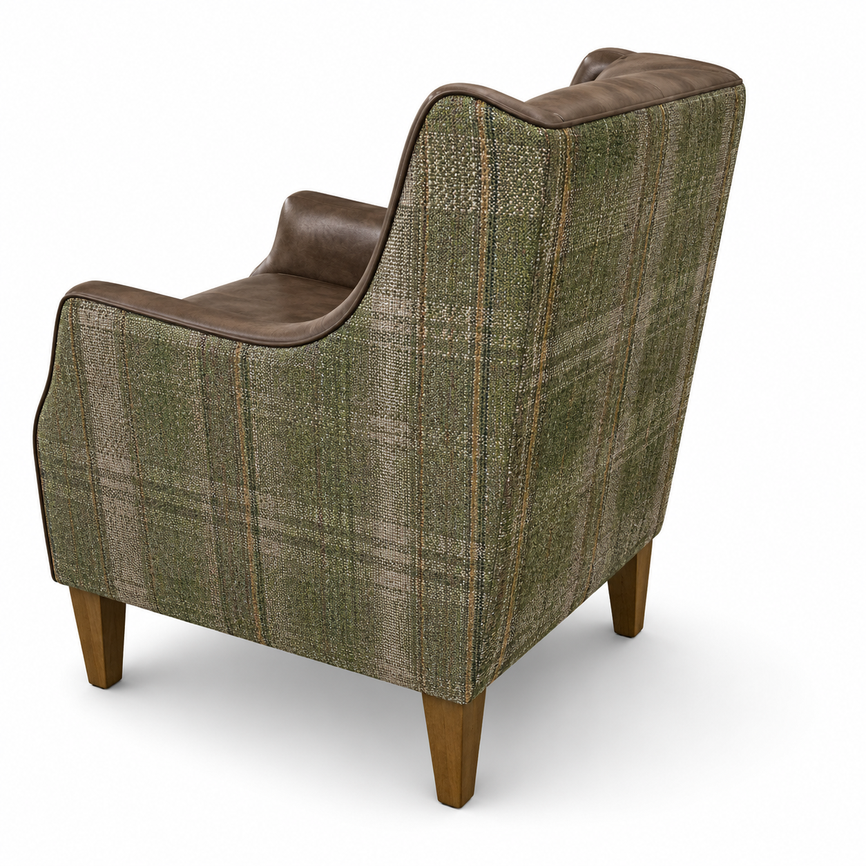 Field and Stream Two Tone Leather Chair - Image 4