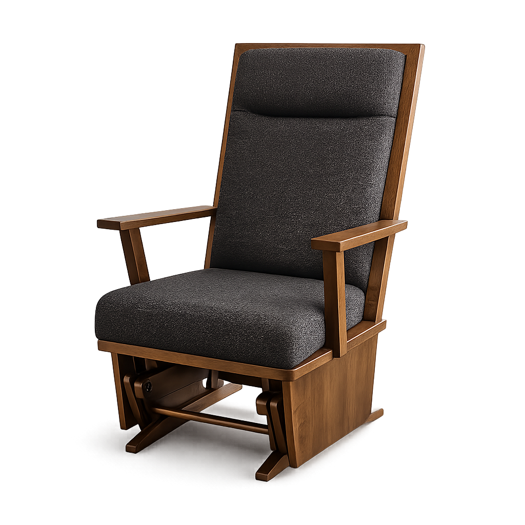 Amish Upholstery Glider Chair - Image 3