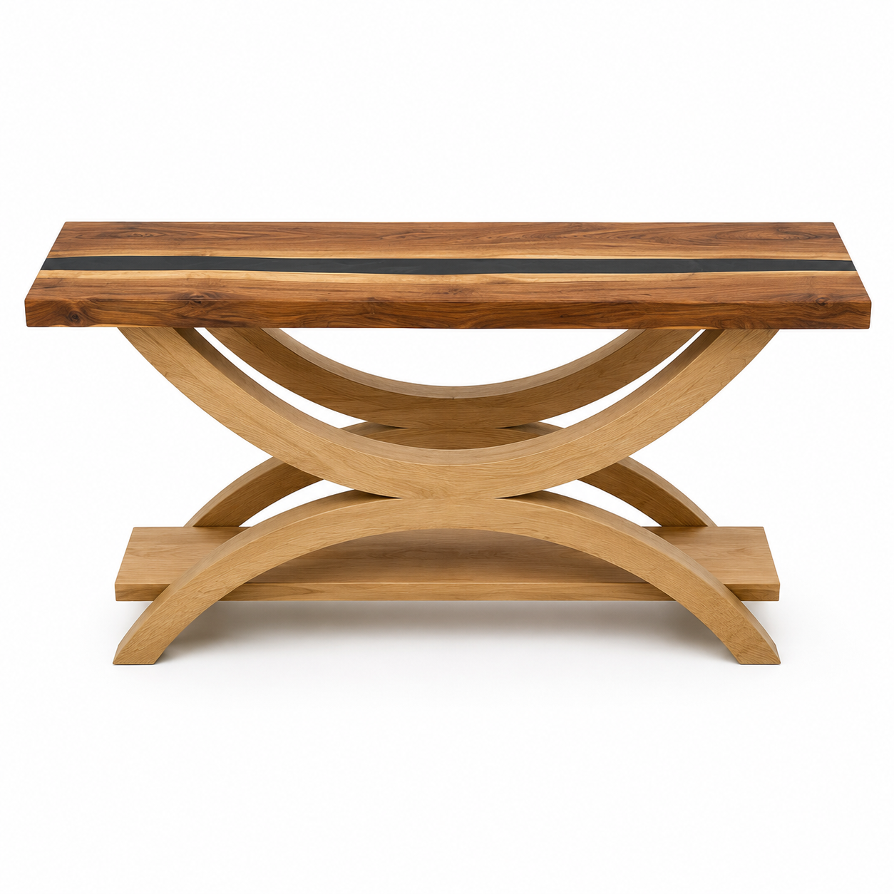 Amish Resin Live Edge Sofa Table - Image 3