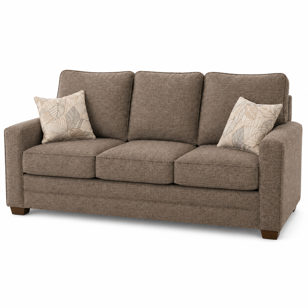 Brown High Back Couch - Image 2