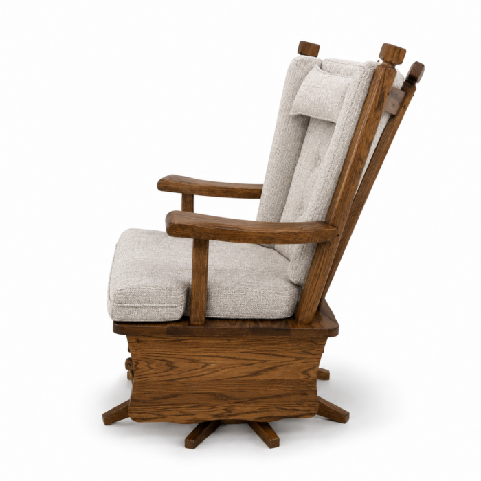 Amish Swivel Glider Chair | Solid Wood Comfort Seating | Meyers ...